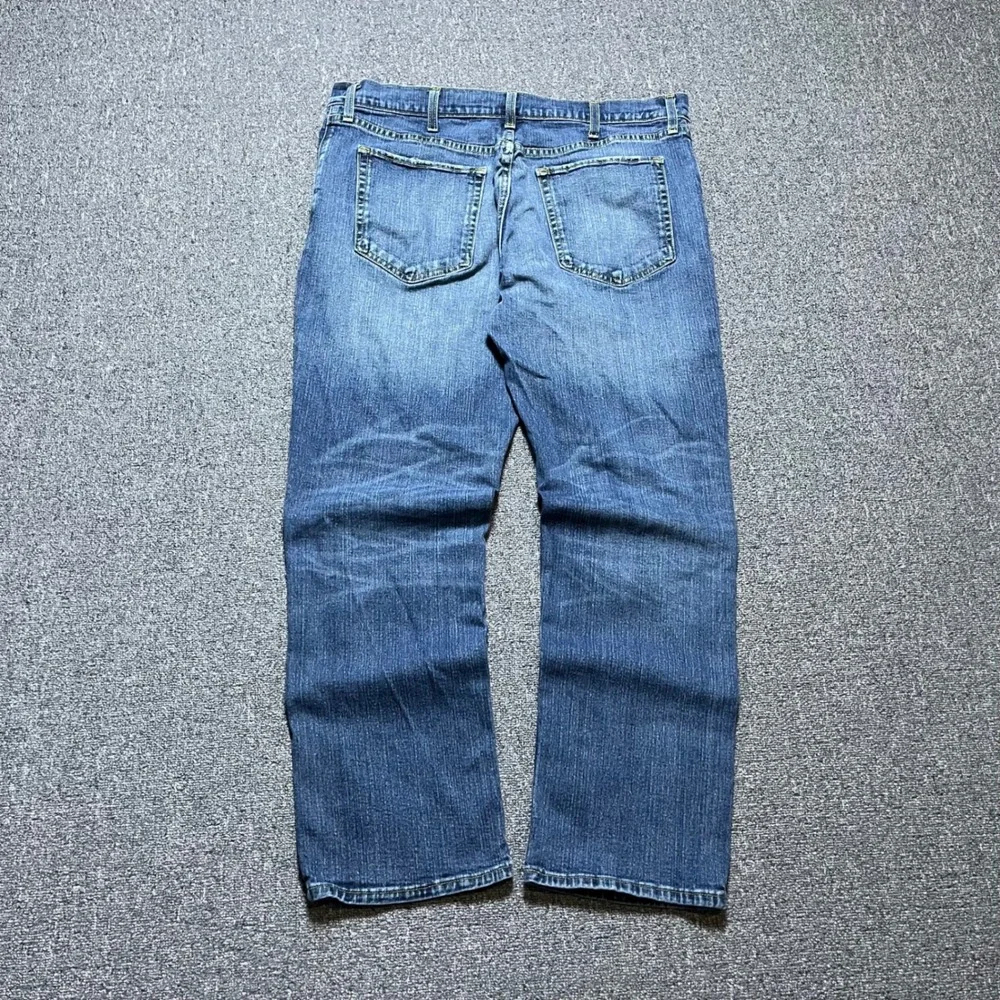 St. Johns Bay Jeans 38x30 Blue Straight Leg Stretch Denim Mens Casual Pants